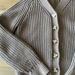 EVERLANE GRAY CARDIGAN